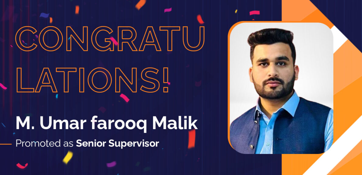 M. Umar Farooq Malik (Senior Supervisor Ecommerce) 