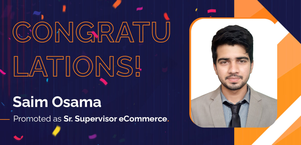 Saim Osama (Senior Supervisor E-Commerce)