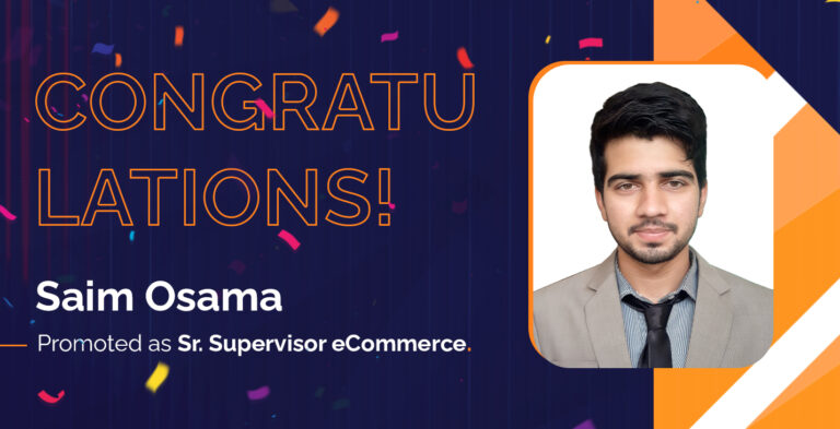 Saim Osama (Senior Supervisor E-Commerce)