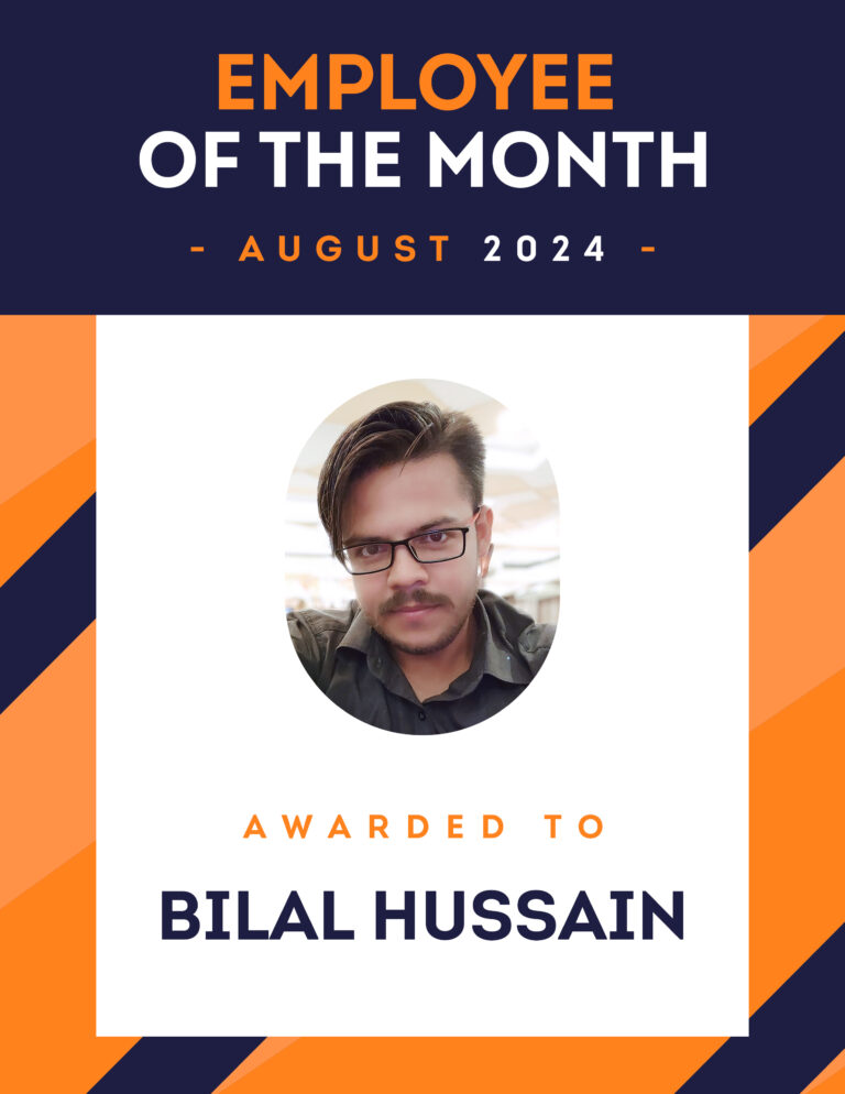 Bilal Hussain - Award