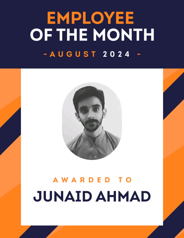 Junaid Ahmad - Award