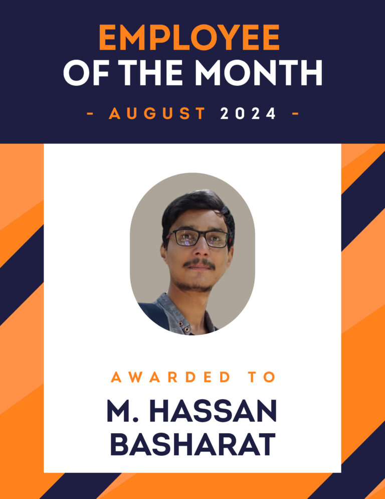 Muhammad Hassan Basharat - EOM August