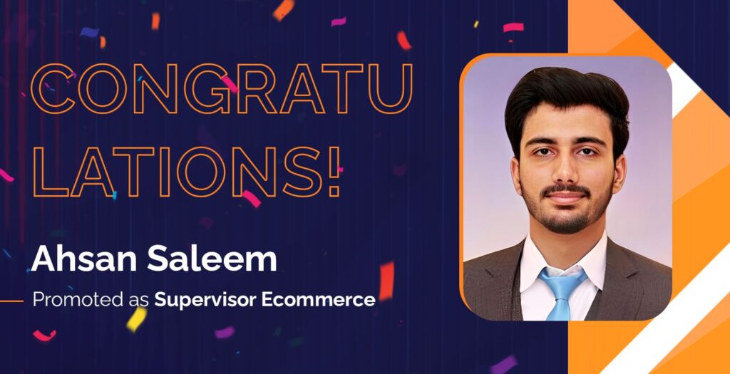 Ahsan Saleem (Supervisor Ecommerce)